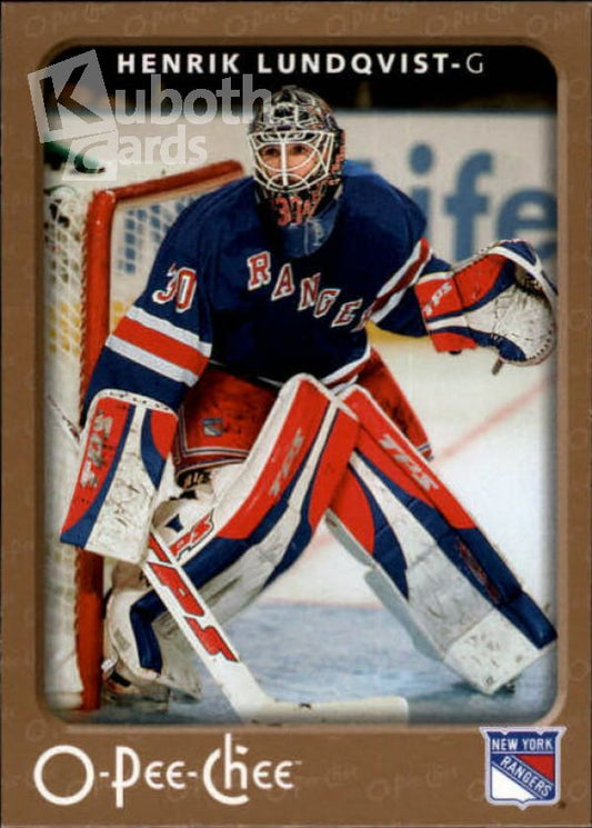 NHL 2006-07 O-Pee-Chee - No 323 - Henrik Lundqvist