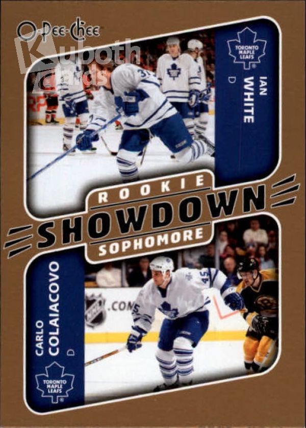 NHL 2006-07 O-Pee-Chee - No 640 - Ian White / Carlo Colaiacovo