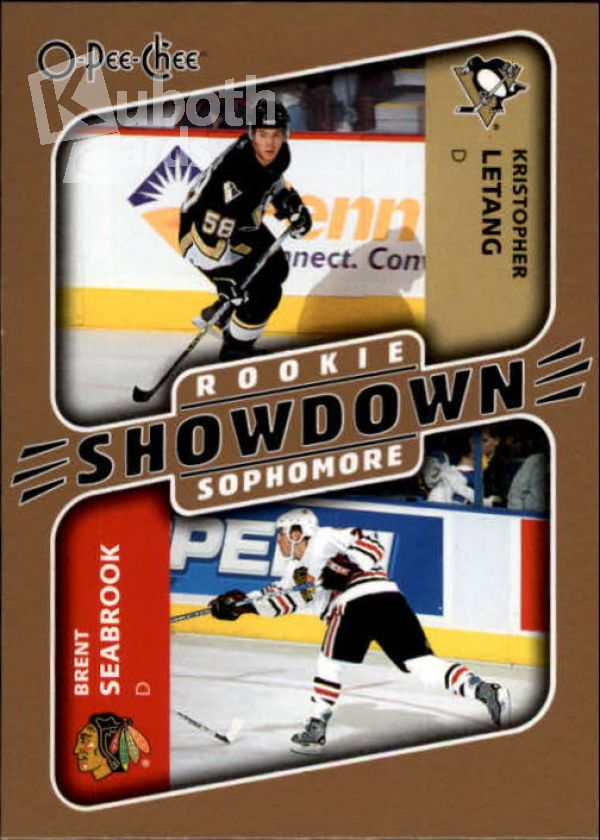 NHL 2006-07 O-Pee-Chee - No 645 - Kristopher Letang / Brent Seabrook