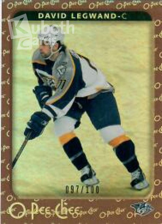 NHL 2006-07 O-Pee-Chee Rainbow - No 282 - David Legwand