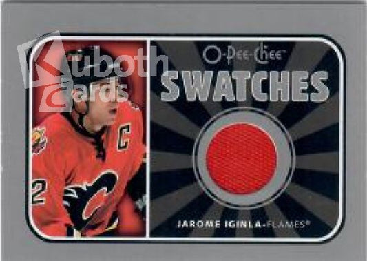 NHL 2006-07 O-Pee-Chee Swatches - No S-JI - Jarome Iginla