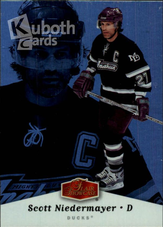 NHL 2006-07 Flair Showcase - No 4 - Scott Niedermayer