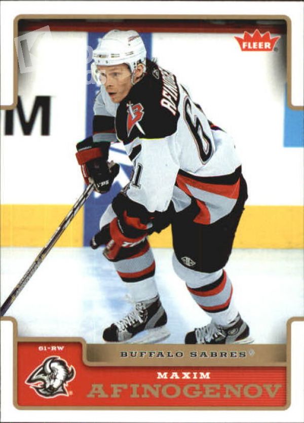 NHL 2006-07 Fleer - No 22 - Maxim Afinogenov