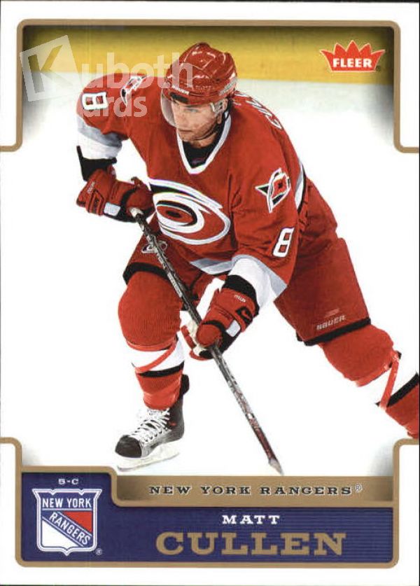 NHL 2006-07 Fleer - No 132 - Matt Cullen