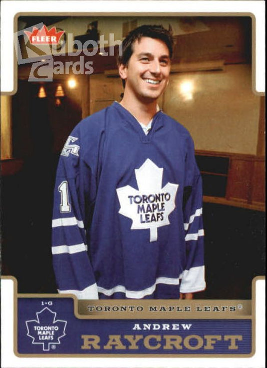 NHL 2006-07 Fleer - No 184 - Andrew Raycroft