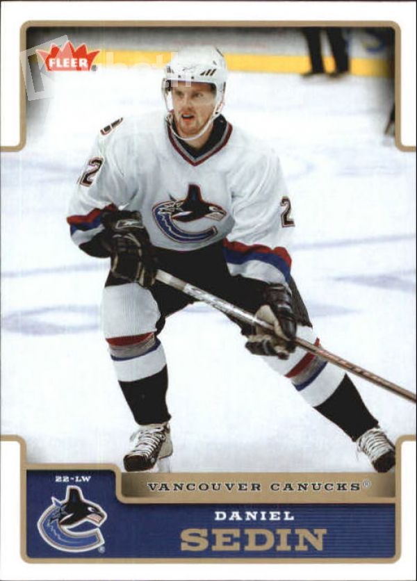 NHL 2006-07 Fleer - No 189 - Daniel Sedin