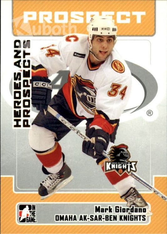 NHL 2006-07 ITG Heroes and Prospects - No 49 - Mark Giordano