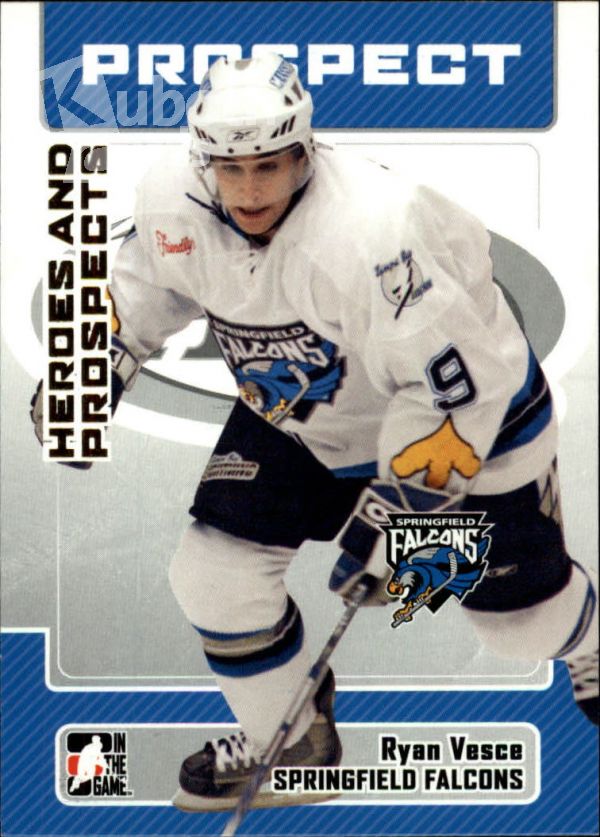 NHL 2006-07 ITG Heroes and Prospects - No 58 - Ryan Vesce