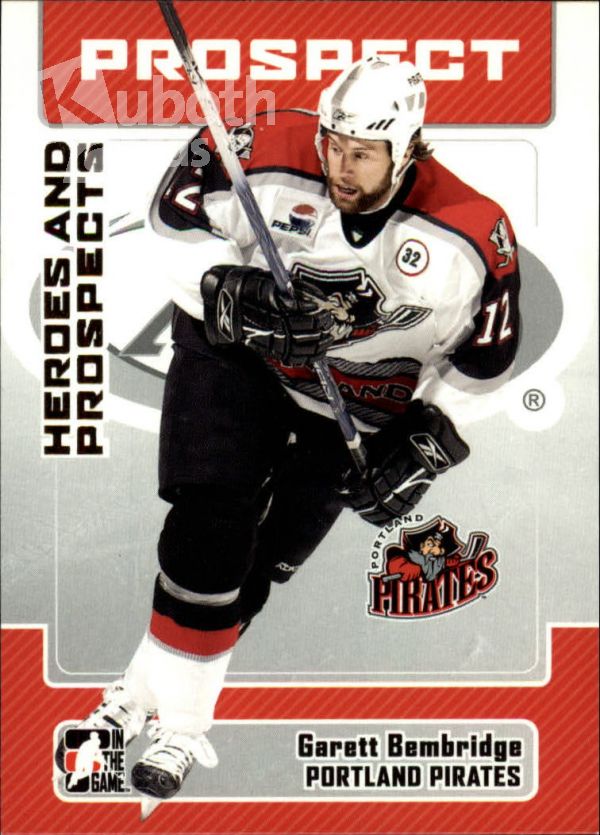 NHL 2006-07 ITG Heroes and Prospects - No 64 - Garett Bembridge