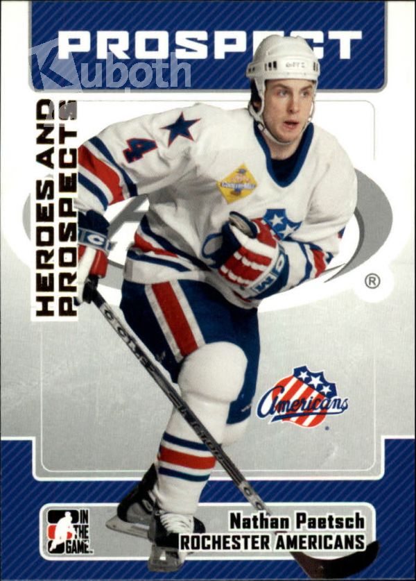 NHL 2006-07 ITG Heroes and Prospects - No 68 - Nathan Paetsch