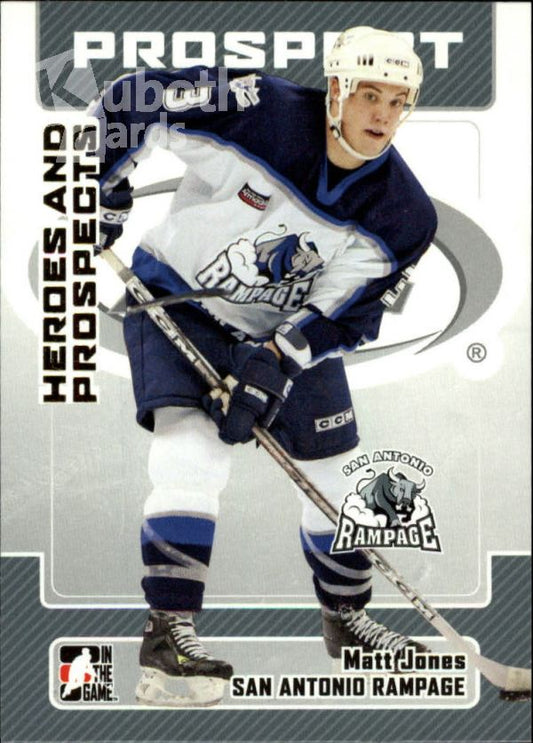 NHL 2006-07 ITG Heroes and Prospects - No 70 - Matt Jones