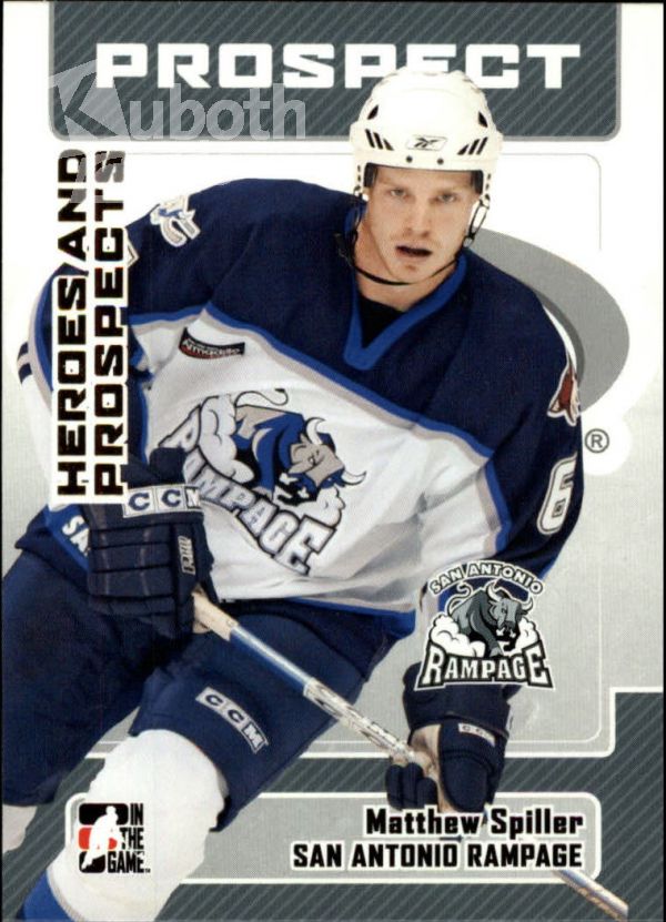 NHL 2006-07 ITG Heroes and Prospects - No 77 - Matthew Spiller