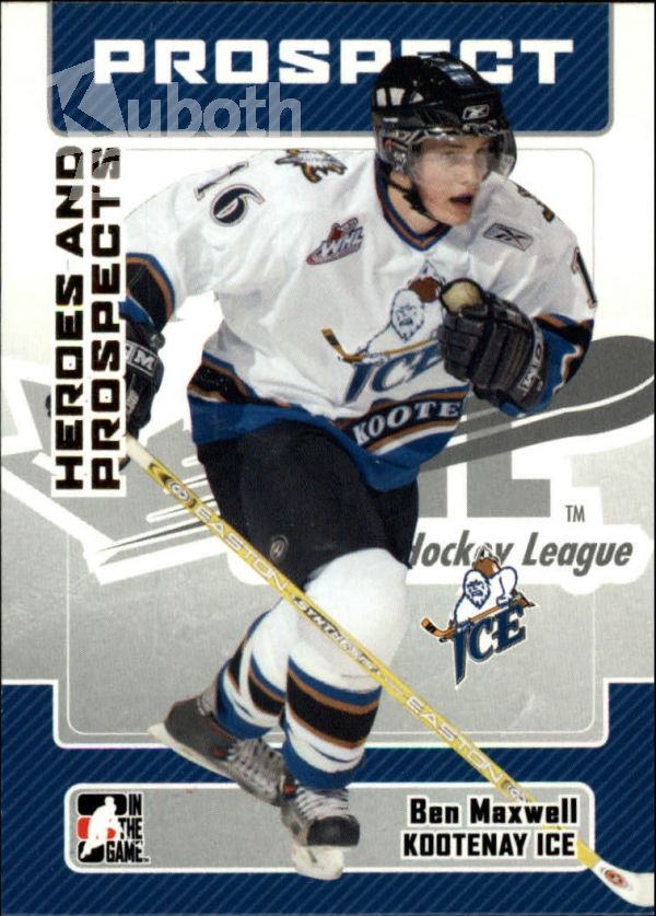 NHL 2006-07 ITG Heroes and Prospects - No 101 - Ben Maxwell