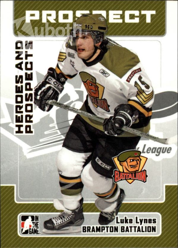 NHL 2006-07 ITG Heroes and Prospects - No 107 - Luke Lynes