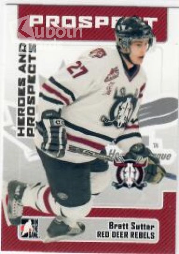 NHL 2006-07 ITG Heroes and Prospects - No 123 - Brett Sutter