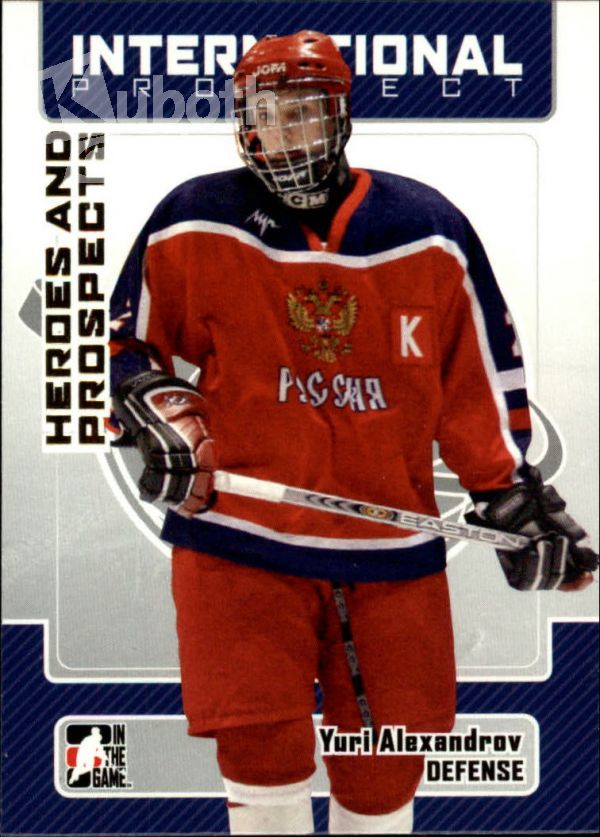 NHL 2006-07 ITG Heroes and Prospects - No 133 - Yuri Alexandrov