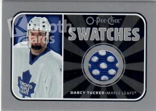 NHL 2006-07 O-Pee-Chee Swatches - No S-DT - Darcy Tucker