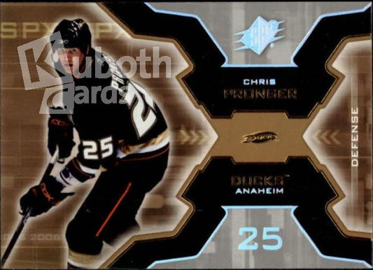 NHL 2006-07 SPx - No 1 - Chris Pronger