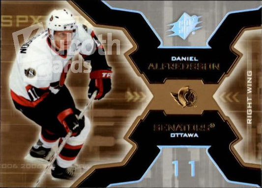 NHL 2006-07 SPx - No 70 - Daniel Alfredsson