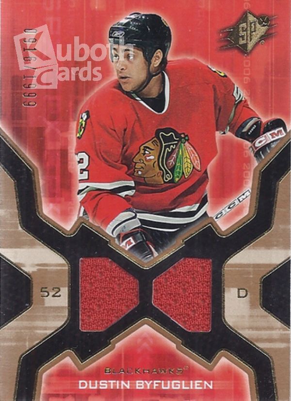 NHL 2006-07 SPx - No 143 - Dustin Byfuglien