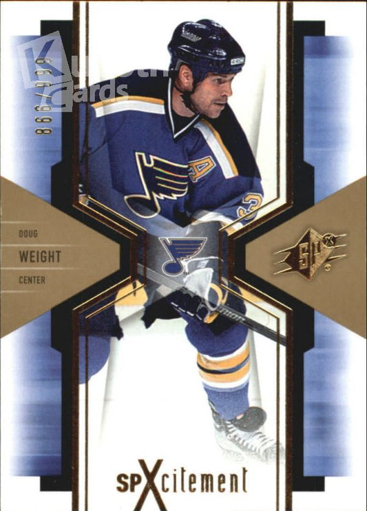 NHL 2006-07 SPx SPxcitement - No X85 - Doug Weight