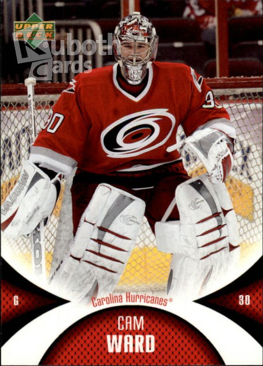 NHL 2006-07 UD Mini Jersey Collection - No 18 - Cam Ward