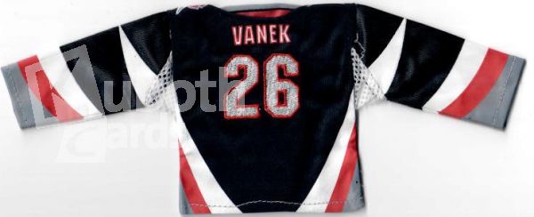 NHL 2006-07 UD Mini Jersey Collection Jerseys - No TV - Thomas Vanek