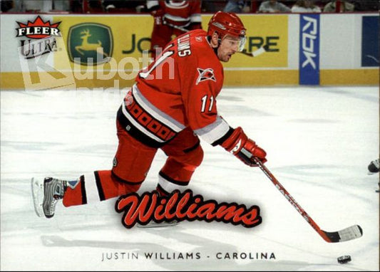 NHL 2006-07 Ultra - No. 38 - Justin Williams