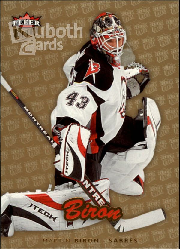 NHL 2006-07 Ultra Gold Medallion - No 26 - Martin Biron