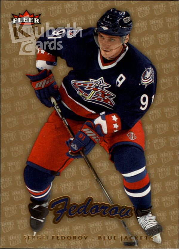 NHL 2006-07 Ultra Gold Medallion - No. 58 - Sergei Fedorov