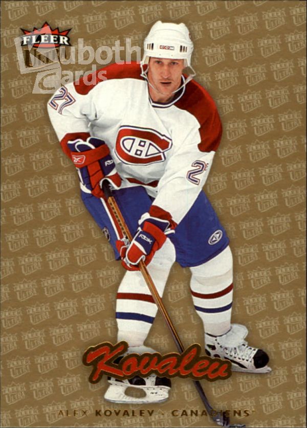 NHL 2006-07 Ultra Gold Medallion - No. 104 - Alex Kovalev