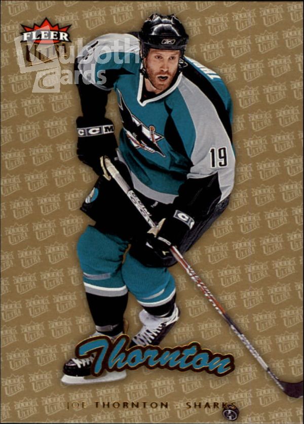 NHL 2006-07 Ultra Gold Medallion - No. 161 - Joe Thornton