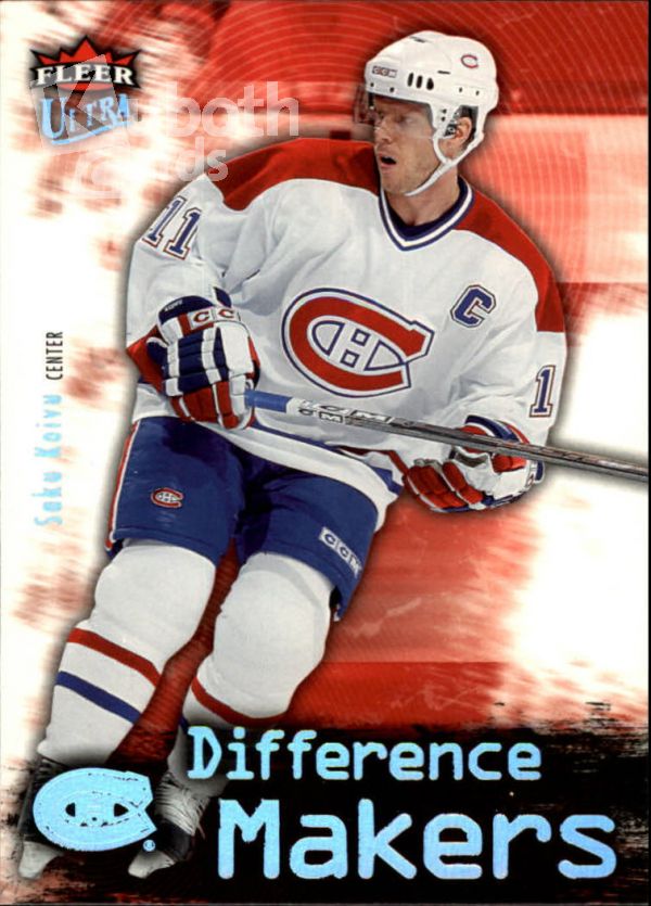 NHL 2006-07 Ultra Difference Makers - No DM18 - Saku Koivu