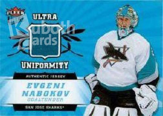 NHL 2006-07 Ultra Uniformity - No U-EN - Evgeni Nabokov