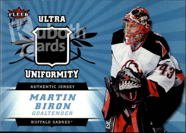 NHL 2006-07 Ultra Uniformity - No U-MB - Martin Biron