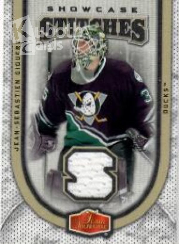 NHL 2006-07 Flair Showcase Stitches - No SS-JG - Jean-Sebastien Giguere