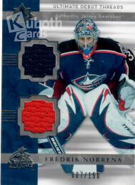 NHL 2006-07 Ultimate Collection Ultimate Debut Threads Jerseys - No DJ-NO - Fredrik Norrena