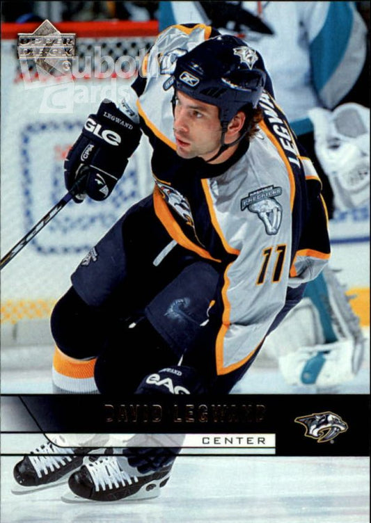 NHL 2006-07 Upper Deck - No 109 - David Legwand