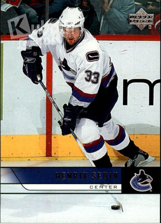 NHL 2006-07 Upper Deck - No 189 - Henrik Sedin