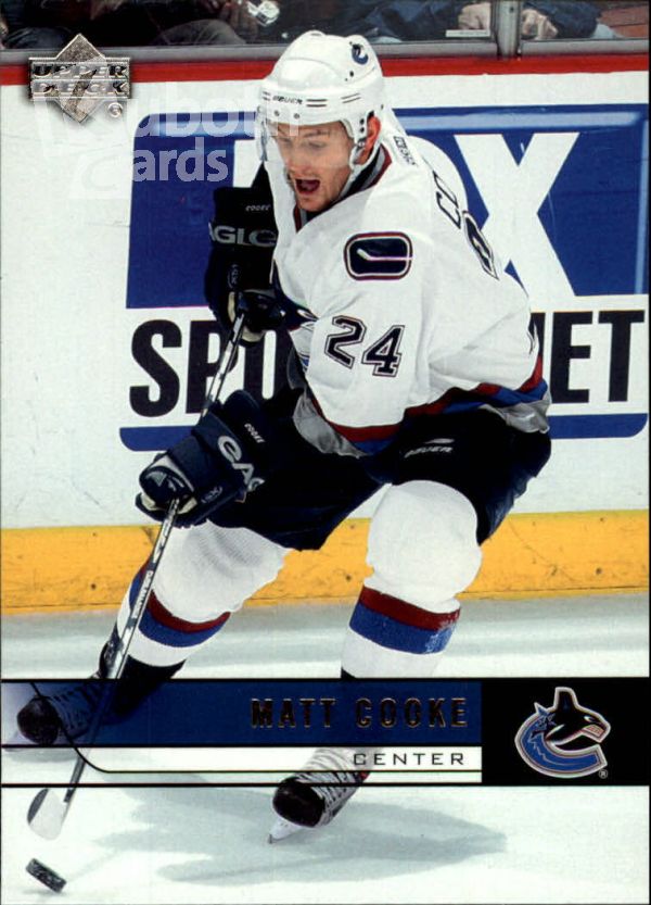 NHL 2006-07 Upper Deck - No 192 - Matt Cooke