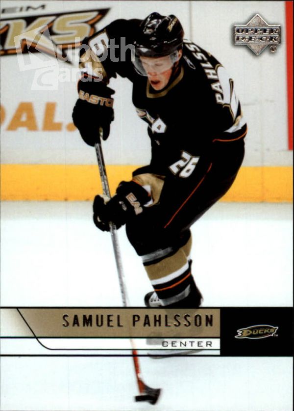 NHL 2006-07 Upper Deck - No. 257 - Samuel Pahlsson