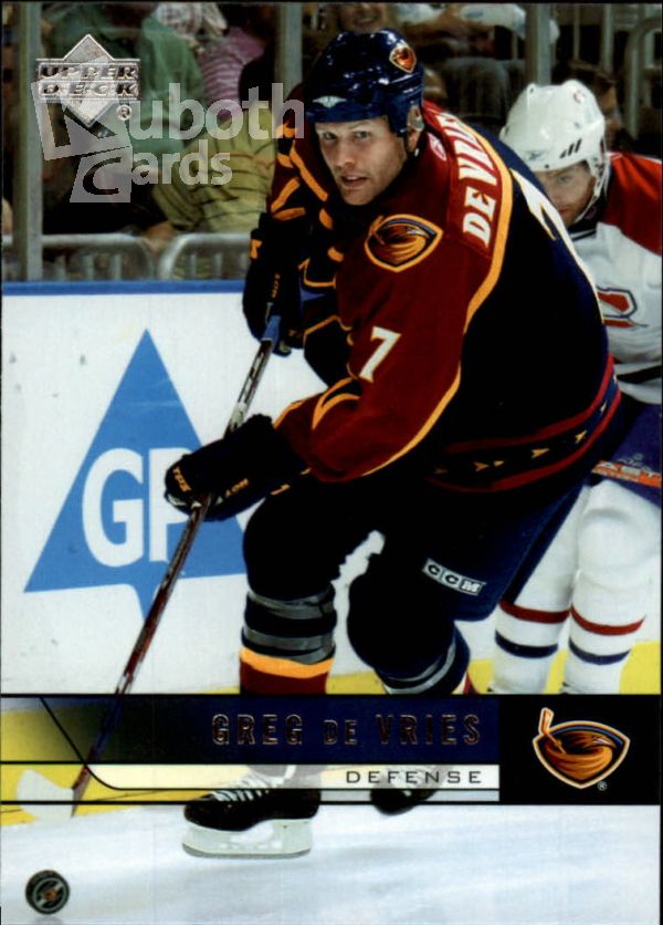 NHL 2006-07 Upper Deck - No 261 - Greg de Vries