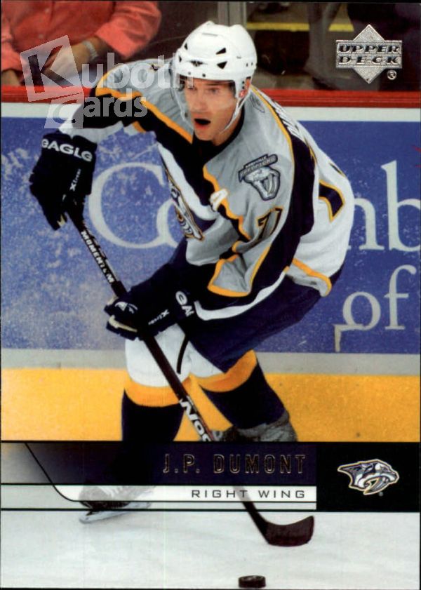 NHL 2006-07 Upper Deck - No 364 - J.P. Dumont