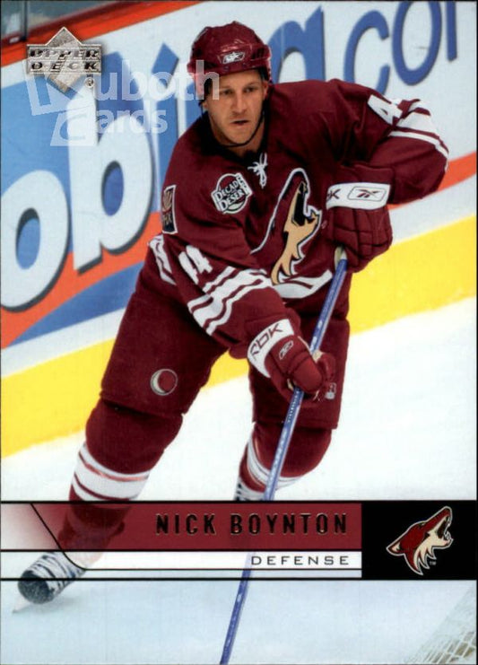 NHL 2006-07 Upper Deck - No 400 - Nick Boynton