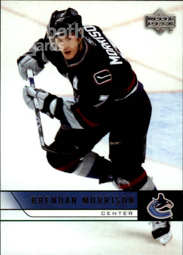 NHL 2006-07 Upper Deck - No 439 - Brendan Morrison