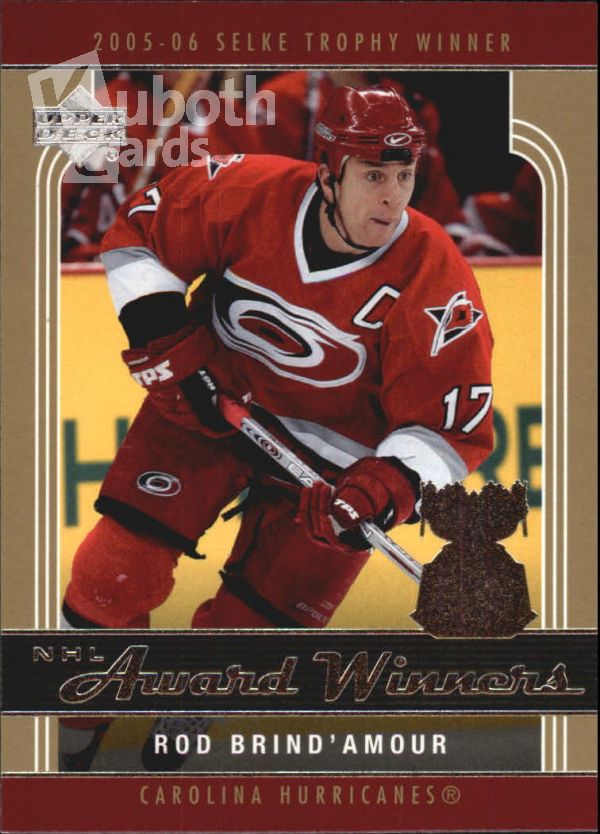 NHL 2006-07 Upper Deck Award Winners - No AW6 - Rod Brind'Amour