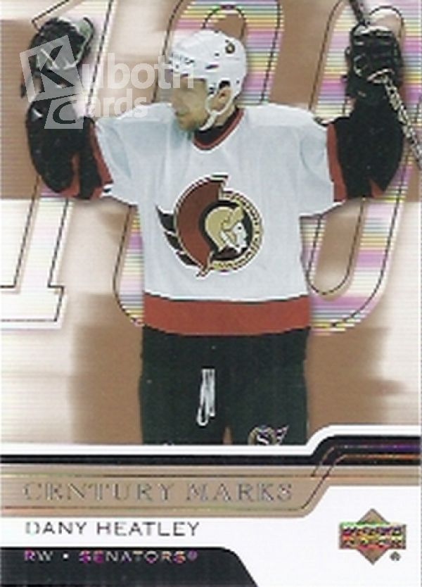 NHL 2006-07 Upper Deck Century Marks - No CM3 - Dany Heatley