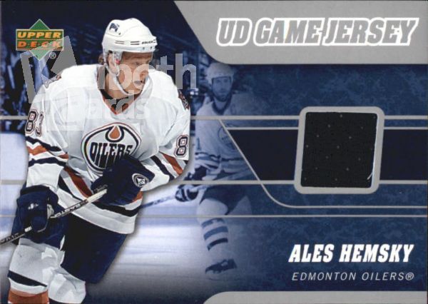 NHL 2006-07 Upper Deck Game Jerseys - No J-AH - Ales Hemsky