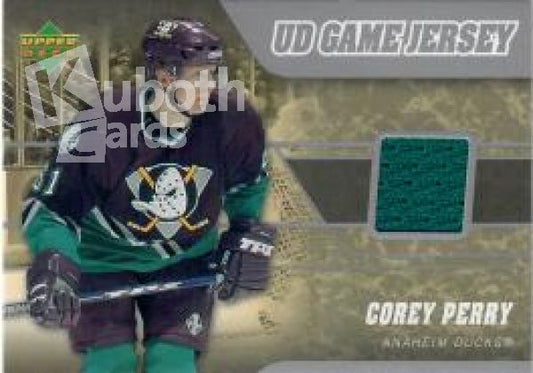 NHL 2006-07 Upper Deck Game Jerseys - No J-CP - Corey Perry