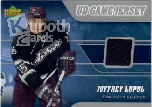 NHL 2006-07 Upper Deck Game Jerseys - No J-JL - Joffrey Lupul